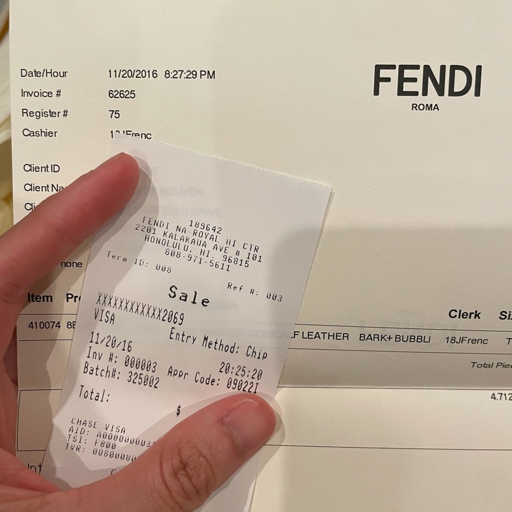 Fendi Dotcom Brown Like New Handbag - image 7